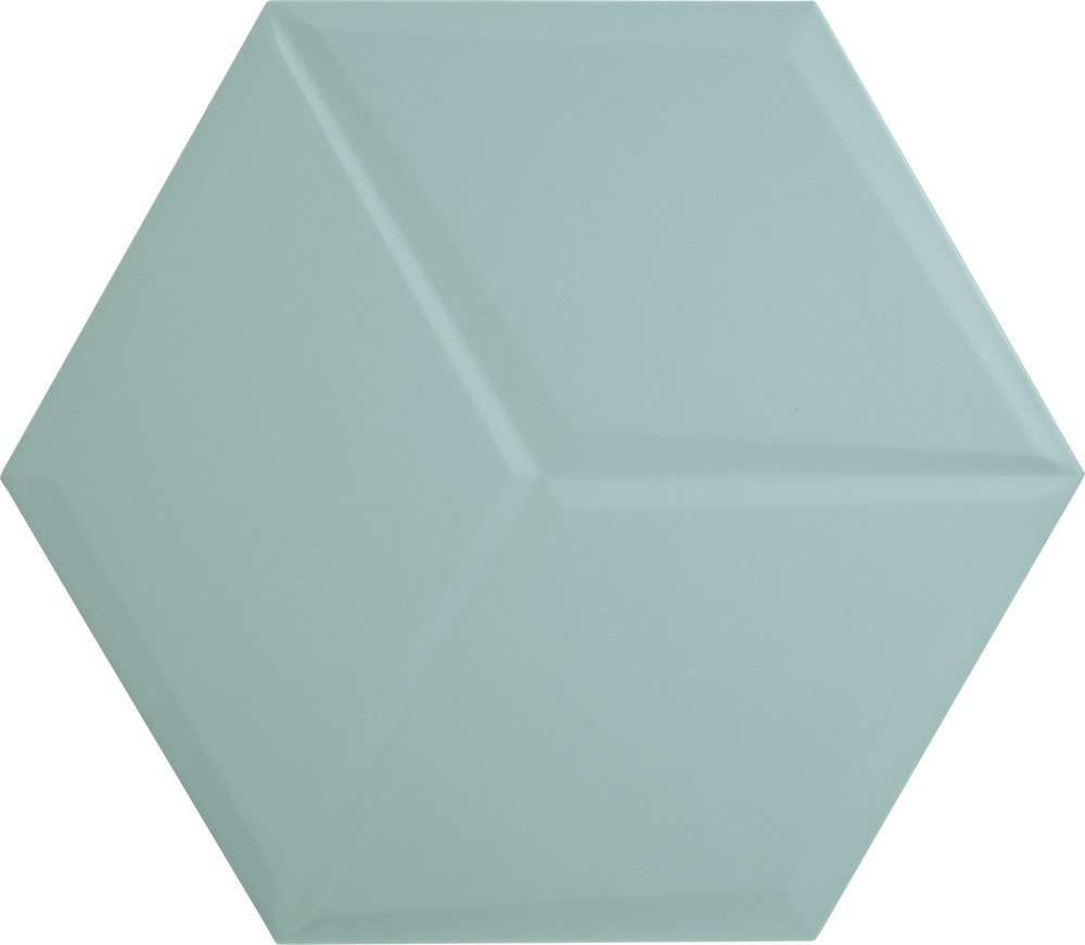 Декоративные элементы Tagina Details Hex Peace Aqua 9EF37HP, цвет голубой, поверхность матовая, прямоугольник, 420x364