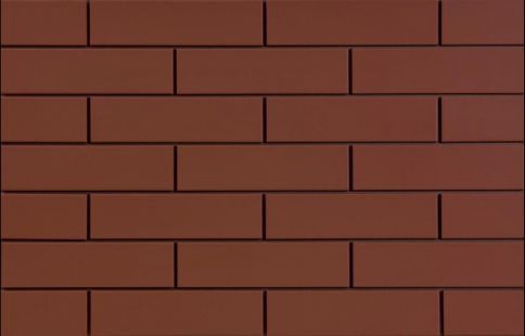 Клинкер Cerrad Facade Burgund, цвет терракотовый, поверхность глазурованная, прямоугольник, 65x240