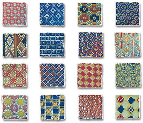 Керамогранит Ker-av Ceramiche Giubileo Trama e Ordito Maiolica KER-2016, цвет разноцветный, поверхность матовая, квадрат, 50x50