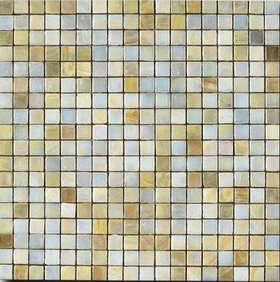 Мозаика Art & Natura Mix Mario, цвет жёлтый, поверхность глянцевая, квадрат, 295x295
