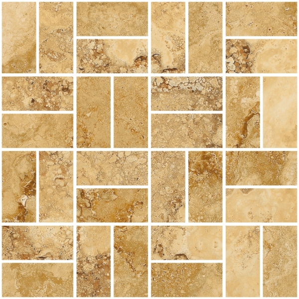 Мозаика Kerranova Shakespeare K-4002/SR/m12, цвет коричневый, поверхность структурированная, квадрат, 245x245