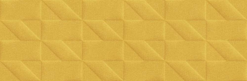 Керамическая плитка Marazzi Italy Outfit Ocher Struttura Tetris 3D M12D, цвет жёлтый, поверхность матовая 3d (объёмная), прямоугольник, 250x760