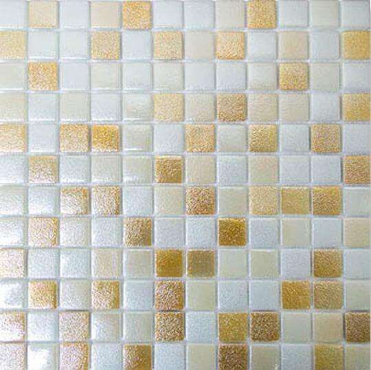 Мозаика Chakmaks 23x23 Mix 8, цвет бежевый, поверхность глянцевая, квадрат, 301x301