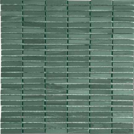 Мозаика Ker-av Brunelleschi Terra Verde (1X5) KER-B116, цвет зелёный, поверхность матовая, квадрат, 300x300
