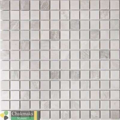 Мозаика Chakmaks Anatolian Stone Ice Nordic Grey, цвет серый, поверхность структурированная, квадрат, 305x305