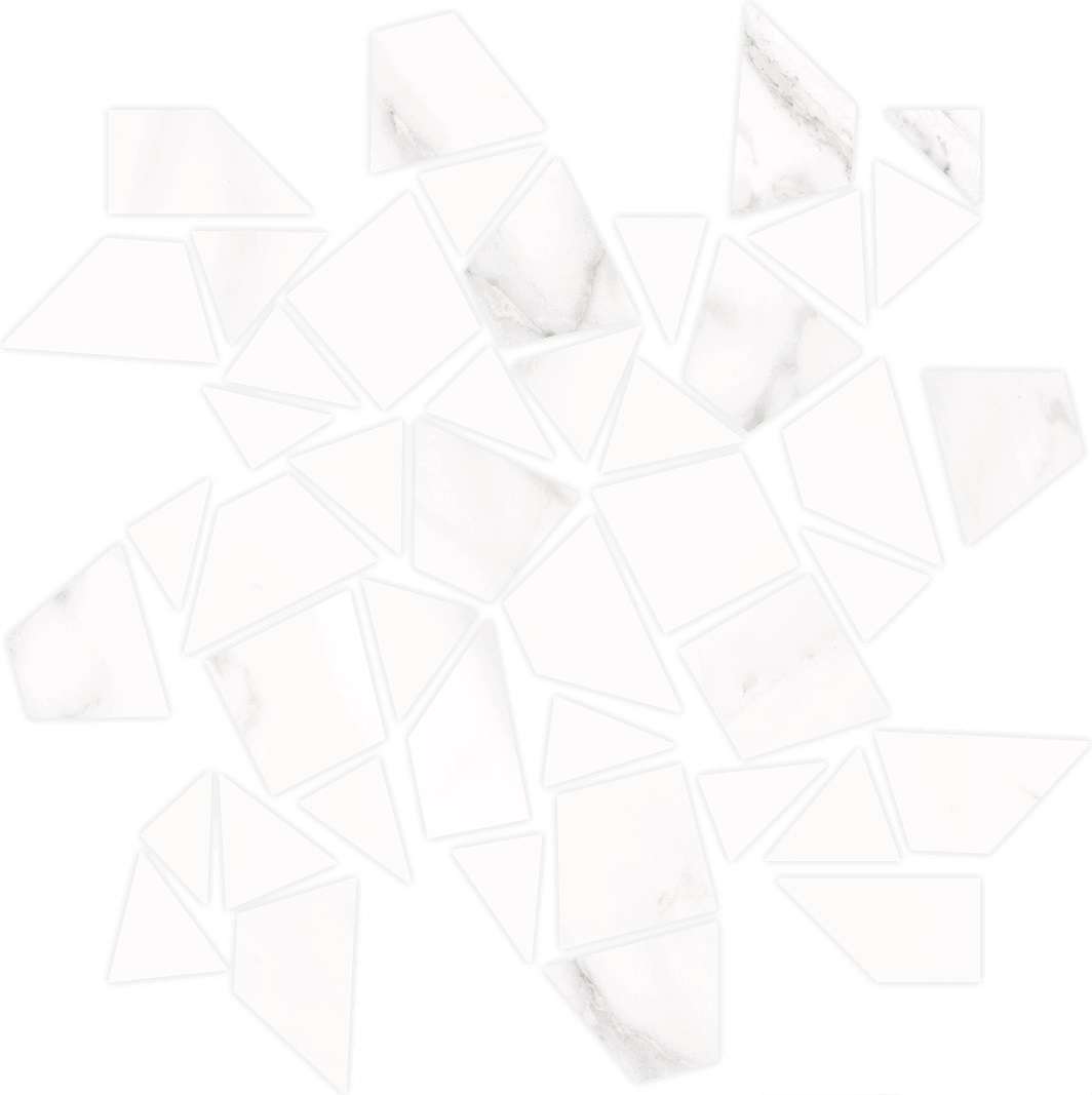Мозаика Vives Doney Mosaico Necci Blanco, цвет белый, поверхность матовая, квадрат, 300x300