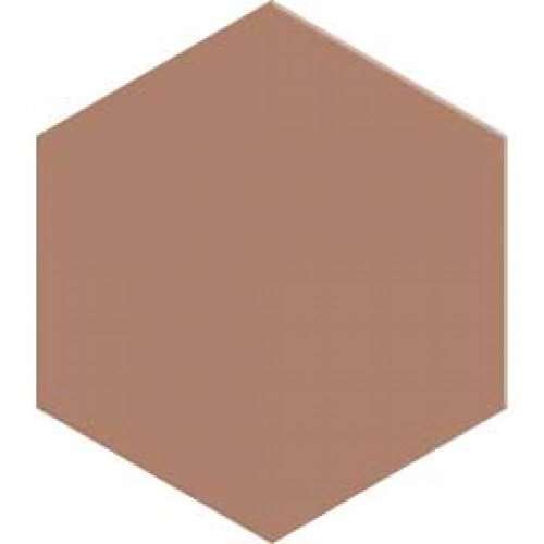 Керамическая плитка DNA Bee Cotto, цвет коричневый, поверхность матовая, шестиугольник, 100x115
