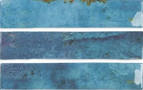 Керамическая плитка DNA Enamel Ocean 123145, цвет голубой, поверхность глянцевая, прямоугольник, 50x250