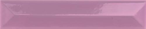 Бордюры Tonalite Diamante Listello Berlino Lilla, цвет фиолетовый, поверхность глянцевая, прямоугольник, 30x150