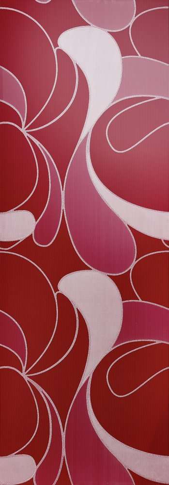 Декоративные элементы Love Tiles Acqua Lacrima Rubi, цвет красный, поверхность глянцевая, прямоугольник, 350x1000