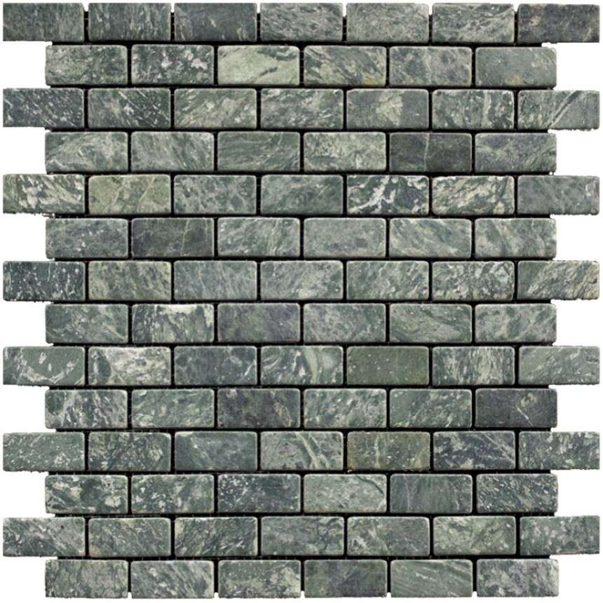 Мозаика Natural Mosaic London (20X42) M069-ET, цвет серый, поверхность полированная, под кирпич, 305x305