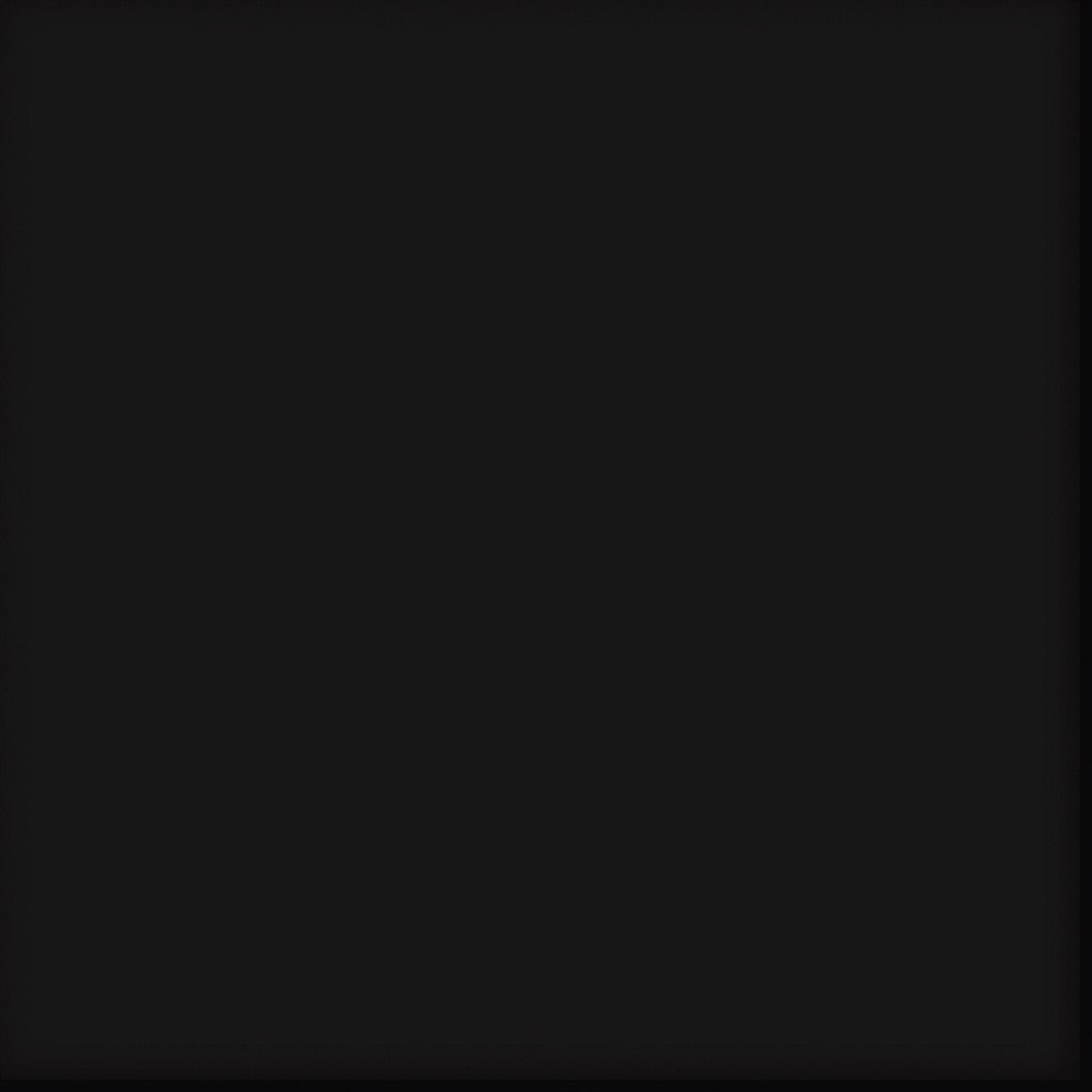 Керамогранит Еврокерамика Моноколор 10 GCR 0023, цвет чёрный тёмный, поверхность матовая, квадрат, 600x600