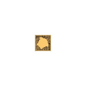 Вставки Versace Eterno Toz. Medusa Oro Brown 263111, цвет коричневый золотой, поверхность натуральная, квадрат, 27x27