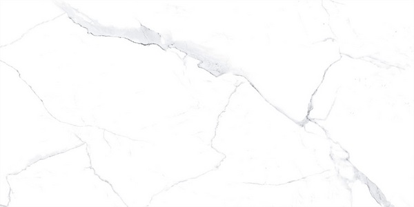 Керамогранит Decovita Statuario Satin Mat, цвет белый, поверхность сатинированная, прямоугольник, 600x1200