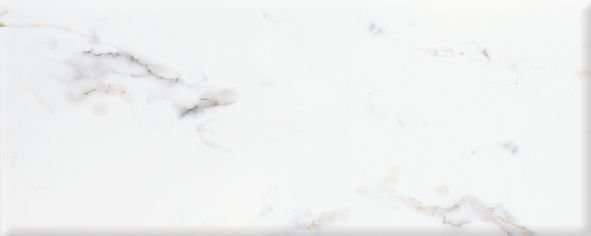Керамическая плитка Ceradim Statuario, цвет белый, поверхность глянцевая, прямоугольник, 200x500