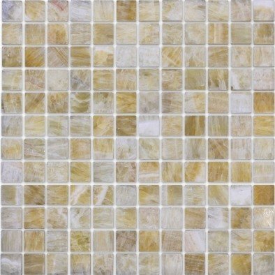 Мозаика Caramelle Mosaic Pietrine Onice Beige Pol 23X23 8mm, цвет бежевый, поверхность полированная, квадрат, 298x298