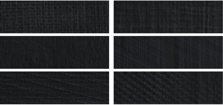 Керамическая плитка Made+39 Brick Main Black BRMA020, цвет чёрный, поверхность структурированная, прямоугольник, 90x300