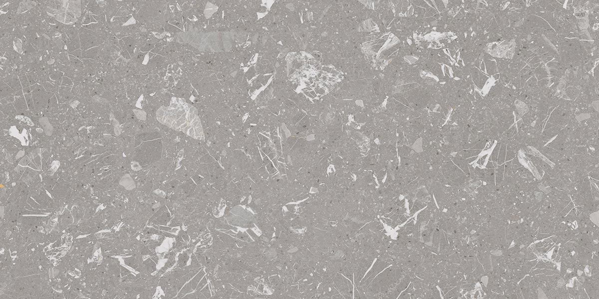 Керамогранит Vives Luna-R Gris Pulido, цвет серый, поверхность полированная, прямоугольник, 600x1200
