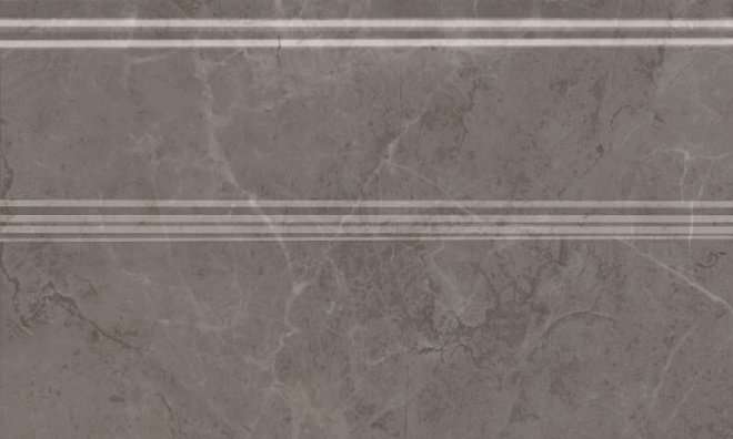 Бордюры Kerama Marazzi Плинтус Гран Пале серый FMB011, цвет серый, поверхность глянцевая, прямоугольник, 150x250