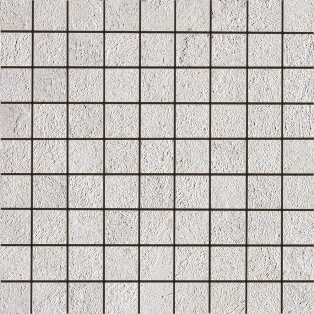 Мозаика Imola Concrete Project Mk.Conproj 30W, цвет белый, поверхность матовая, квадрат, 300x300