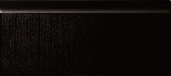 Бордюры Cisa Liberty Alzata Nero, цвет чёрный, поверхность матовая, прямоугольник, 150x320