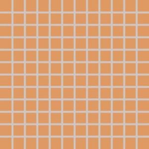 Мозаика Rako Color Two GDM02150 (2,5x2,5), цвет оранжевый, поверхность матовая, квадрат, 300x300