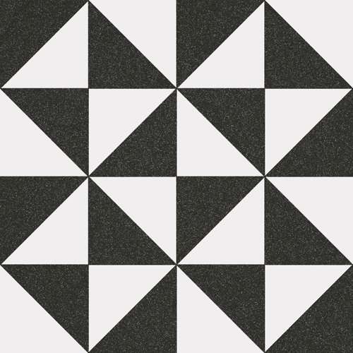 Декоративные элементы Vives 1900 Terrades Grafito, цвет чёрно-белый, поверхность матовая, квадрат, 200x200