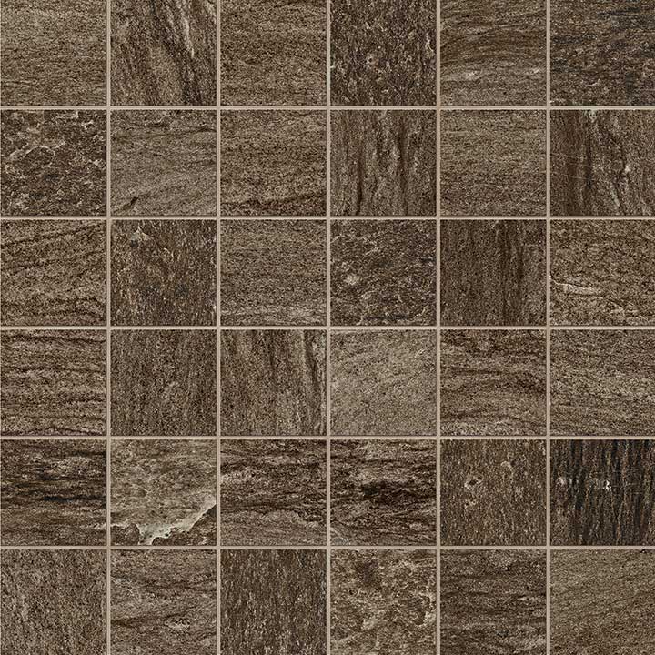 Мозаика Novabell Mosaico Tabacco ETN 665K, цвет коричневый, поверхность матовая, квадрат, 300x300