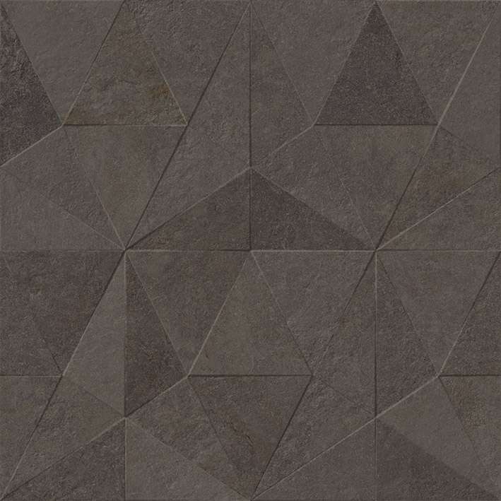 Декоративные элементы Venis Verbier Thao Dark V26099081, цвет серый тёмный, поверхность матовая, квадрат, 596x596