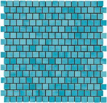 Мозаика Imola MK.Shades 30F, цвет голубой, поверхность глянцевая, квадрат, 300x300