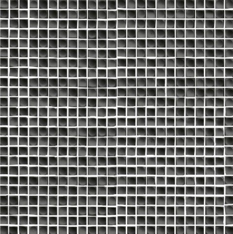 Мозаика Made+39 Cube Black Circle 3900032, цвет чёрный, поверхность матовая, квадрат, 300x300