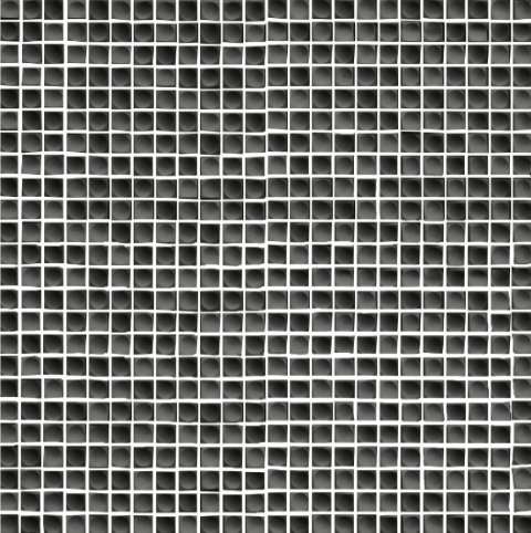 Мозаика Made+39 Cube Black Circle 3900032, цвет чёрный, поверхность матовая, квадрат, 300x300