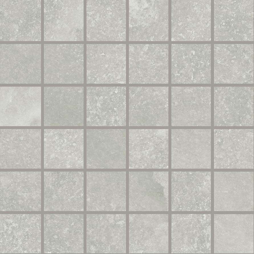 Мозаика Provenza Salt Stone Mosaico Grey Ash Naturale EM4P, цвет серый, поверхность натуральная, квадрат, 300x300