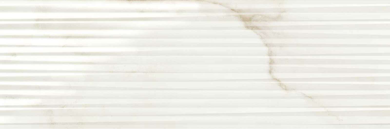 Керамическая плитка Marazzi Italy Evolutionmarble Calacatta Oro Struttura Infinity 3D M0TR, цвет белый, поверхность глянцевая 3d (объёмная), прямоугольник, 325x977