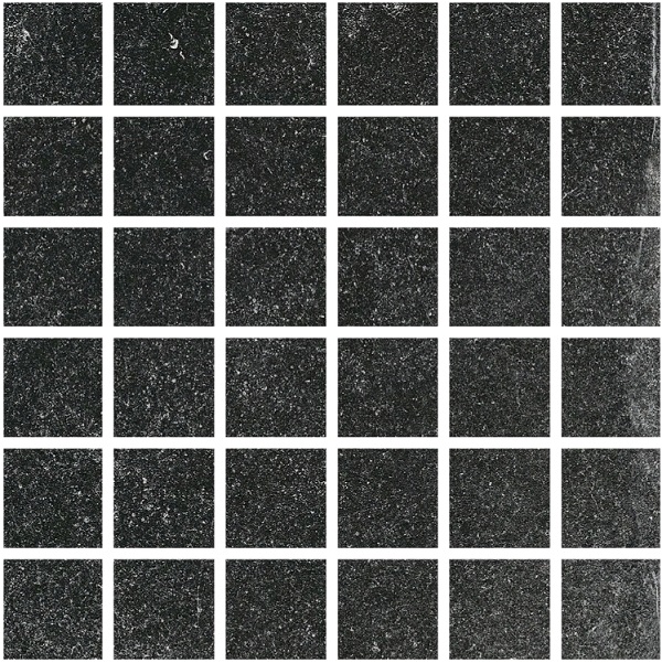 Мозаика Alfalux Pietre Pure Soignies Mosaico Nat 7280345, цвет чёрный, поверхность натуральная, квадрат, 300x300