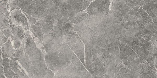 Керамогранит Kerranova Marble Trend K-1006/LR, цвет серый, поверхность лаппатированная, прямоугольник, 600x1200