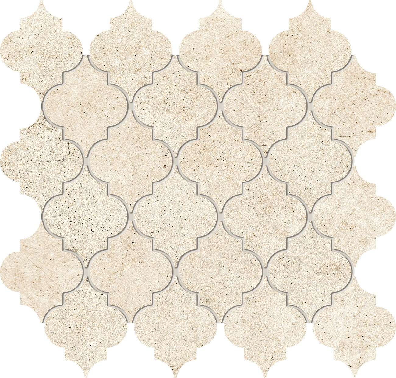 Мозаика Tubadzin Bellante Beige, цвет бежевый, поверхность матовая, прямоугольник, 246x264