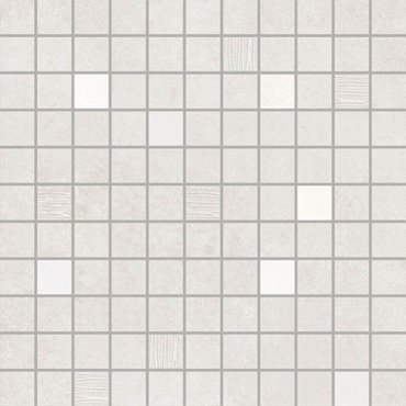 Мозаика Ibero Zero Mosaico Nascar White, цвет белый, поверхность сатинированная, квадрат, 300x300