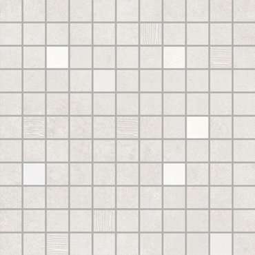 Мозаика Ibero Zero Mosaico Nascar White, цвет белый, поверхность сатинированная, квадрат, 300x300