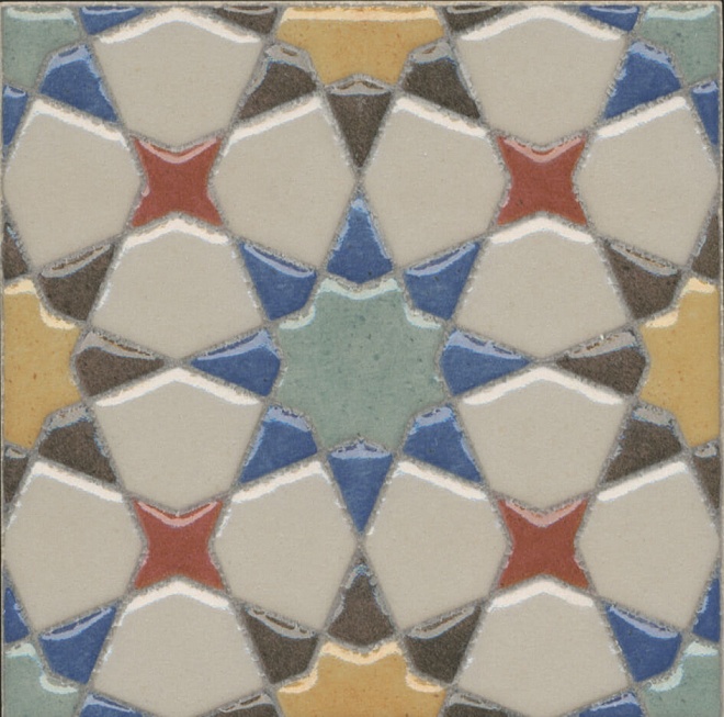 Вставки Kerama Marazzi Паласио VT\A61\1266H, цвет разноцветный, поверхность матовая, квадрат, 98x98