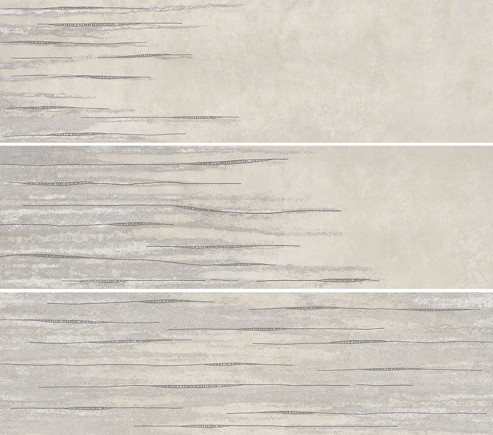 Панно Ibero Gravity Dec Pearl, цвет серый, поверхность матовая, прямоугольник, 870x1000