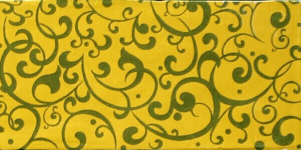 Декоративные элементы Cobsa Decor Manual 302 Dorado, цвет жёлтый, поверхность глянцевая, кабанчик, 75x150