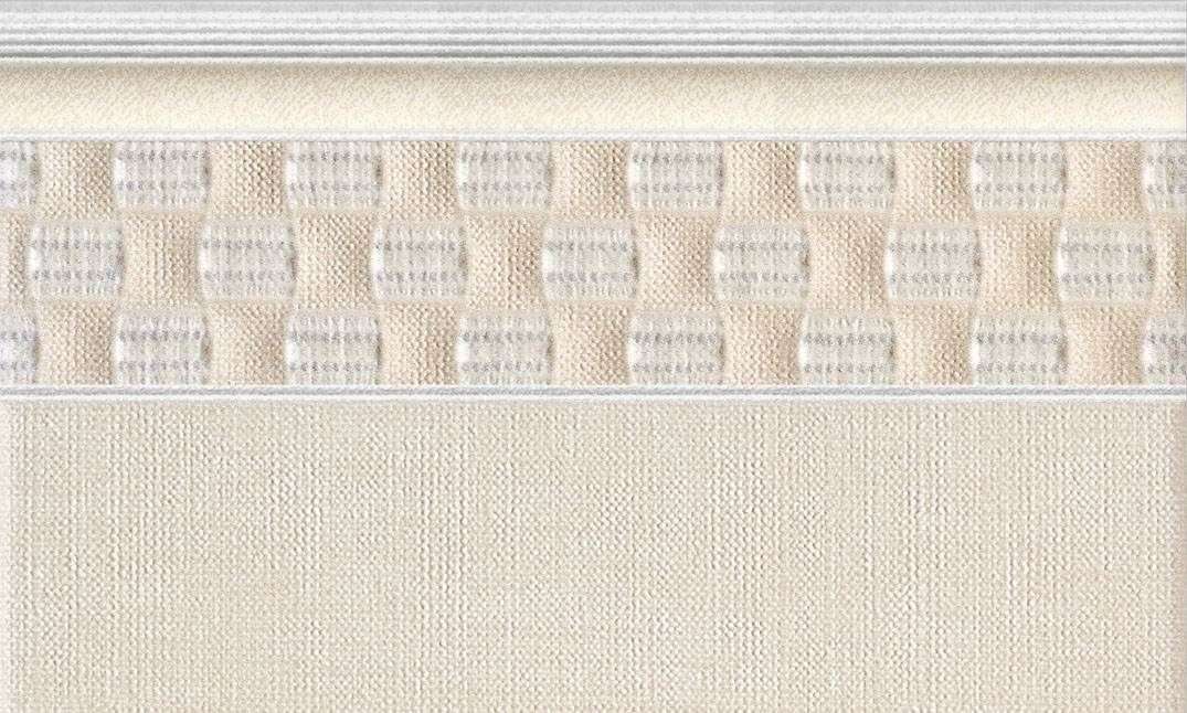 Бордюры Atlantic Tiles Zocalo Godet, цвет бежевый, поверхность глянцевая, прямоугольник, 145x250