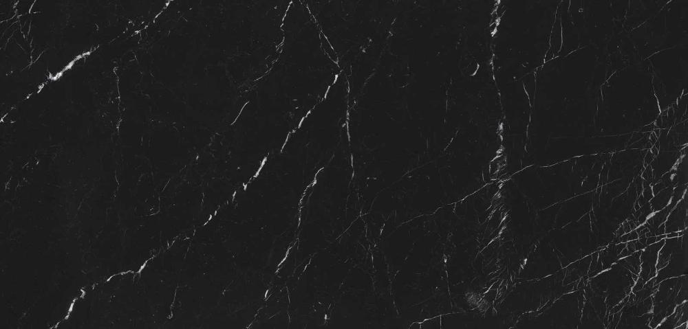 Широкоформатный керамогранит Marazzi Italy Grande Marble Look Elegant Black Satin M0Z5, цвет чёрный, поверхность сатинированная, прямоугольник, 1600x3200