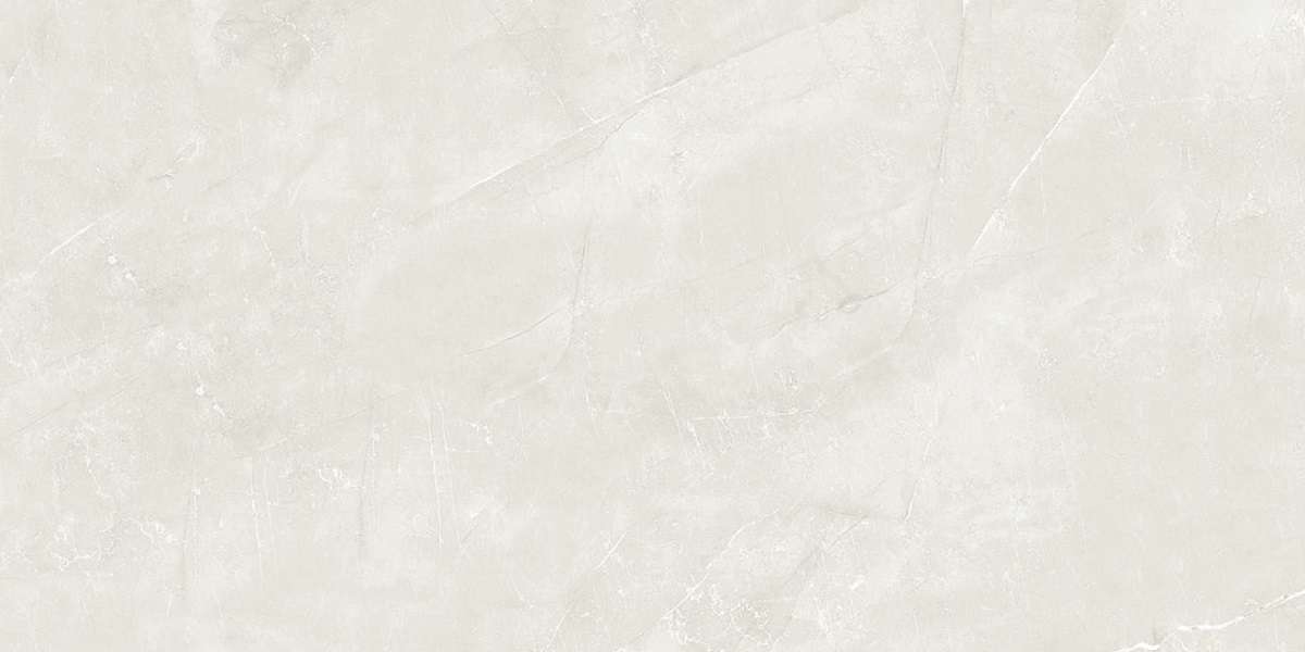 Керамогранит Sina Tile Nismo Grey Polish 2666, цвет белый, поверхность полированная, прямоугольник, 600x1200