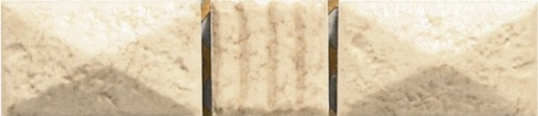 Бордюры Cinca Forum Sand Piramide C 0450/330, цвет бежевый, поверхность матовая, прямоугольник, 35x160