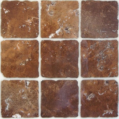 Керамическая плитка Infinity Coralito Pav Brown, цвет коричневый, поверхность глянцевая, квадрат, 300x300