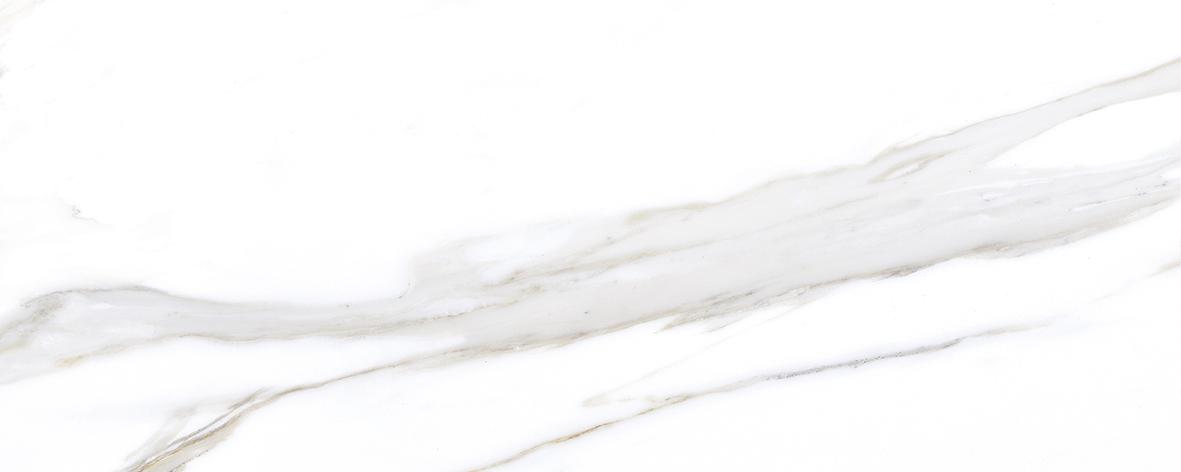 Керамическая плитка Laparet Aria белый, цвет белый серый, поверхность глянцевая, прямоугольник, 200x500