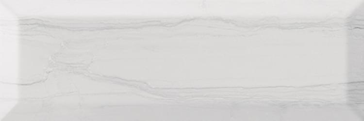 Керамическая плитка Monopole Laguna Blanko Brillo Bisel, цвет белый, поверхность глянцевая, прямоугольник, 100x300