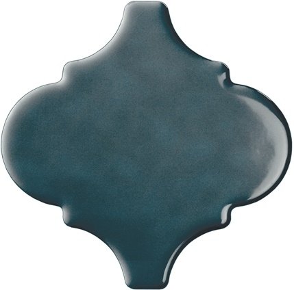 Керамическая плитка Bestile Bondi Arabesque Ocean, цвет синий, поверхность матовая, арабеска, 150x150